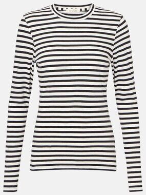 Nili Lotan, Susana striped cotton jersey T-shirt | Size: XS